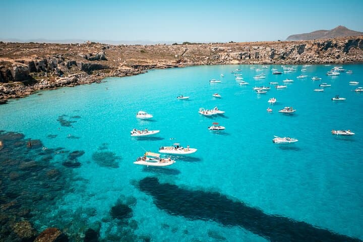 Egadi Islands Boat Tour: Favignana & Levanzo from Trapani