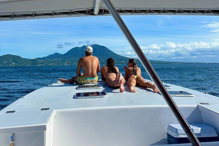Private Power Catamaran Adventure in Saint Kitts and Nevis