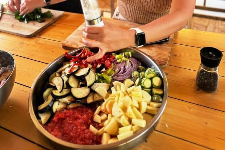 Traditional Greek Cooking Class on an organic farm