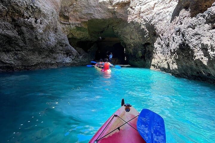 Benagil: Caves, Beaches, and Secret Spots Guided Kayak Tour