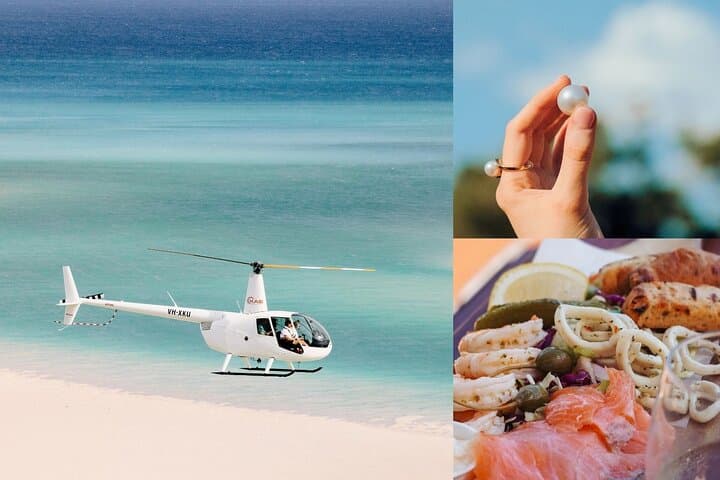 Pearls & Coast: 35-Min Heli Flight, Willie Creek Tour & Lunch