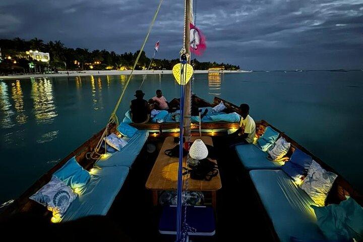 Exclusive Private Sunset Dinner Sail along North Coast Zanzibar