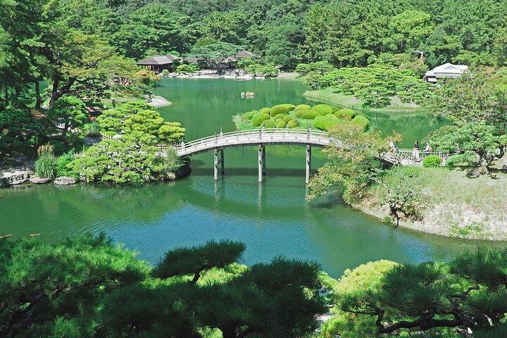 Kotoden Train Ride Experience & Private Takamatsu Tour by car