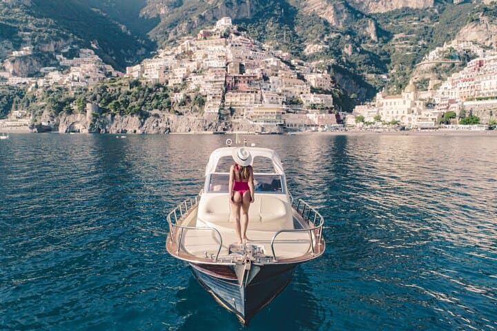 Amalfi Coast Private Boat Tour from Sorrento, Positano & Capri
