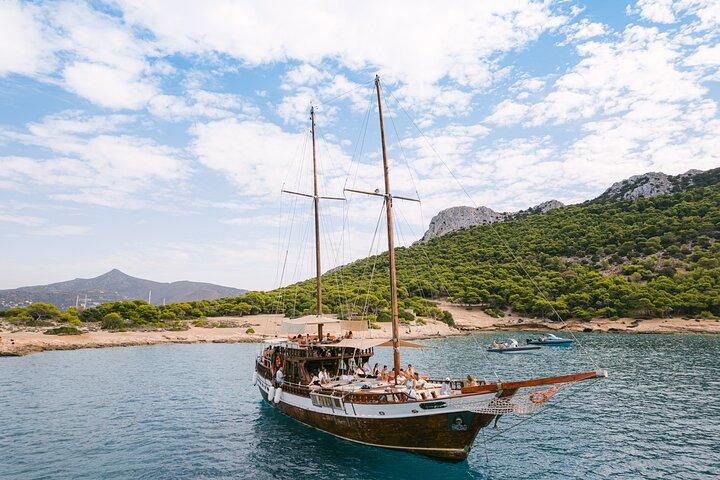 Athens: All Day Cruise to Agistri Moni Aegina with Lunch & Drinks