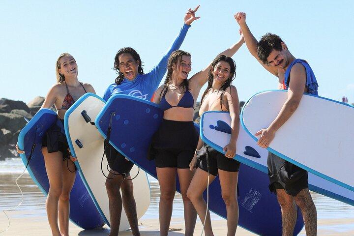 2 Hour Surf Lesson At The Spit, Main Beach (Ages 14+)