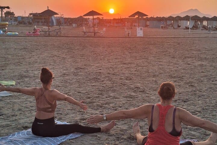 Sunset Pilates on the Beach Tigaki Kos