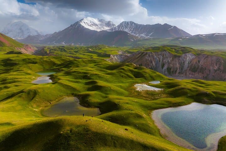 Base Camp of Lenin peak and Tulpar lake in 2 days