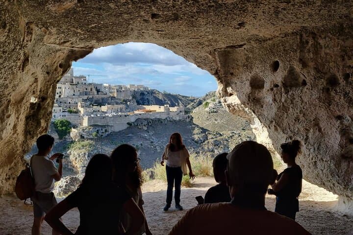 Matera Guided Sunset Tour: Murgia Timone&Belvedere with Transfer