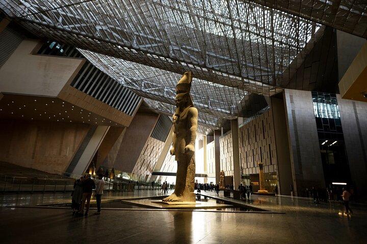 Pyramids, Sphinx & Grand Egyptian Museum , Nile Felucca OR Bazaar