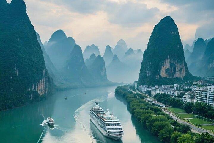 Li River 3/4 Star Cruise from Guilin to Yangshuo Day Tour+Pick Up