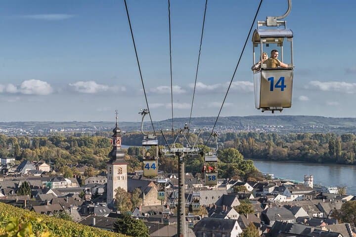 from Frankfurt: River Rhein, Ruedesheim, Loreley and Mini Cruise