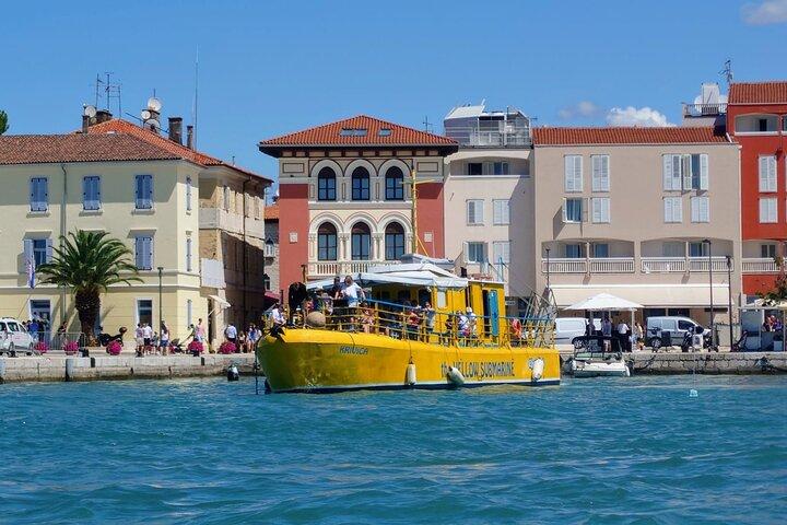 Yellow Submarine Tour Glass-Bottom Boat Adventure in Poreč