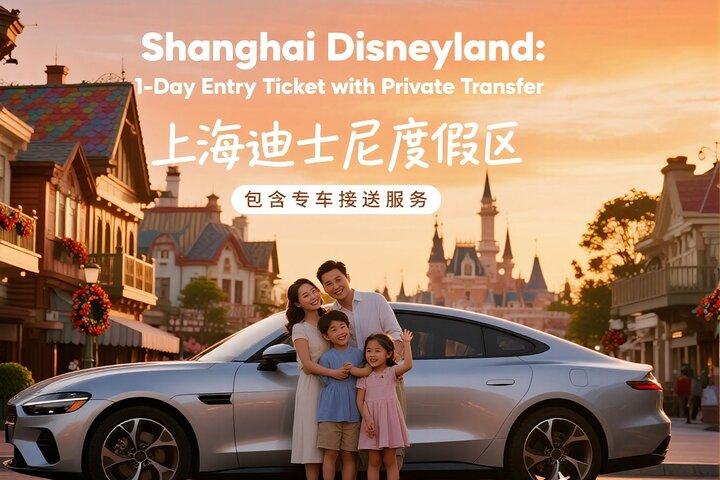 Shanghai Disneyland: 1-Day Entry Ticket with Private Transfer