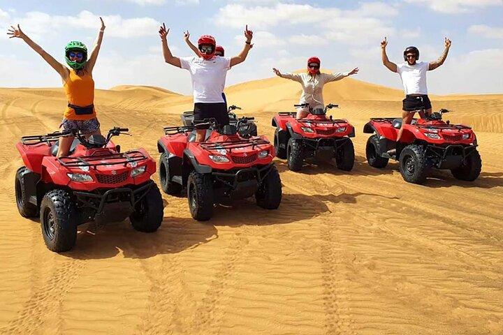 Evening Desert Safari PickDrop, BBQ & Shows–QuadBike Optional