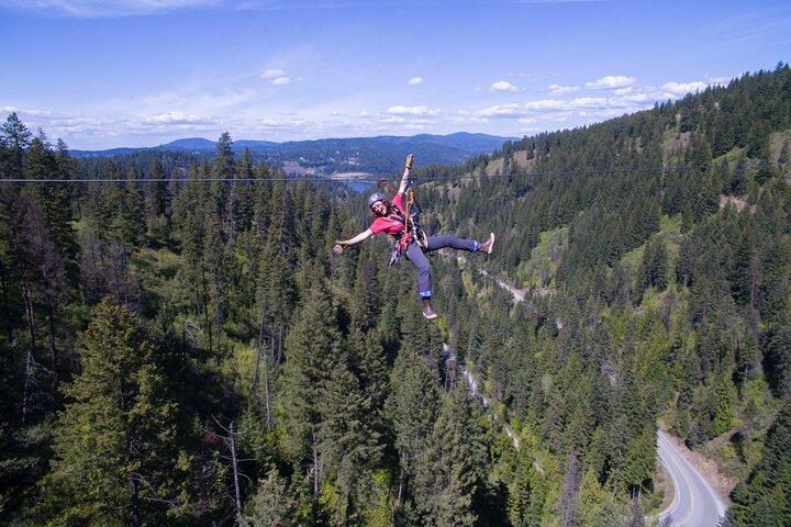 Lake Coeur d'Alene Zipline Tour