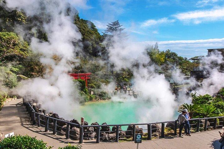 Beppu & Yufuin Day Tour with Frog Shrine from Fukuoka