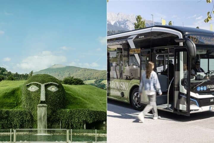 Swarovski Crystal Worlds Admission Ticket Including Shuttle Transfer from Innsbruck