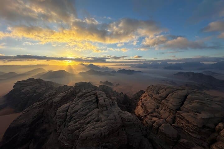 Wadi Rum Sunrise Hot Air Balloon Ride with Bedouin Hospitality