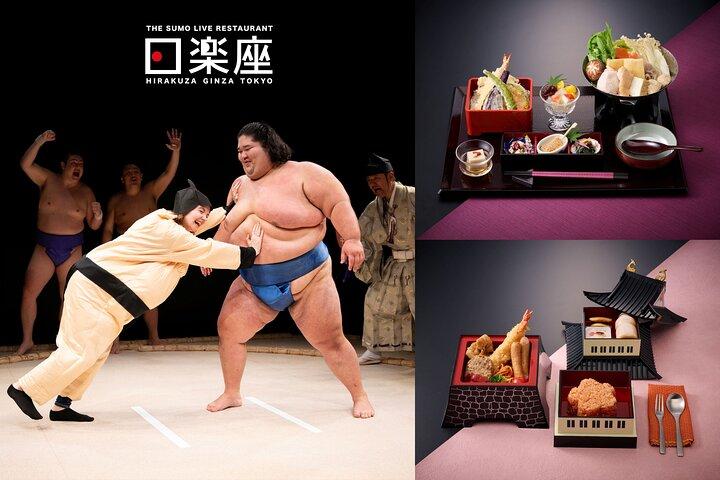 Tokyo Live Sumo Show & Kaiseki Dinner HIRAKUZA GINZA TOKYO