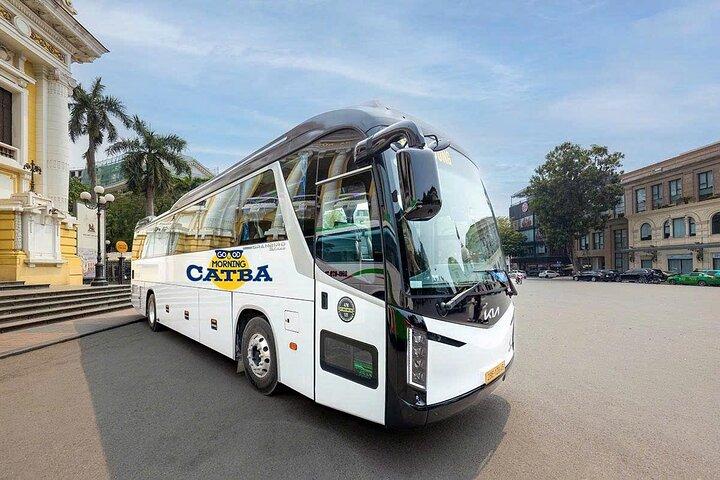 Bus Cat Ba island to Ha Noi