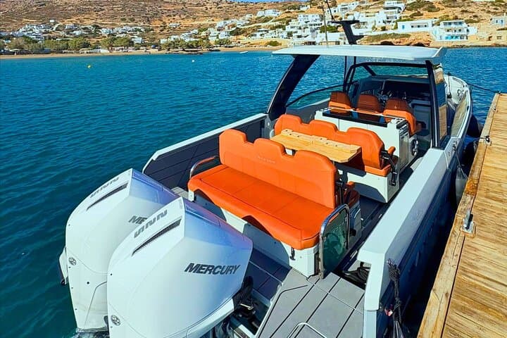 Luxury Private Boat Tour in Ios with the Saxdor 320