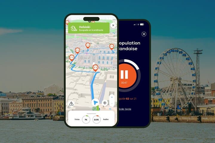 Helsinki Audio Guided Walking Tour 3h00 and 26 Audio Commentaries