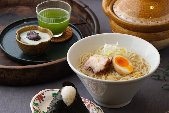 Ebisu Tokyo Onigiri & Yuzu Ramen Cooking Class with Market Visit