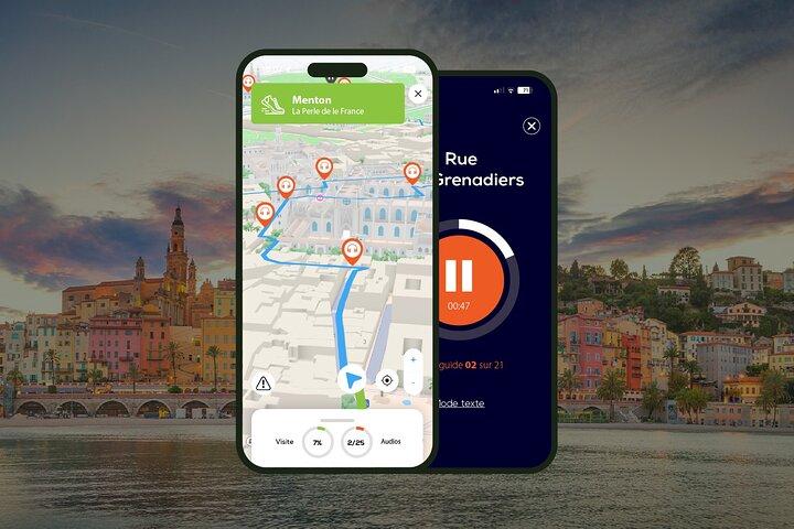 Menton Audio Guided Walking Tour 2h00 and 22 Audio Commentaries