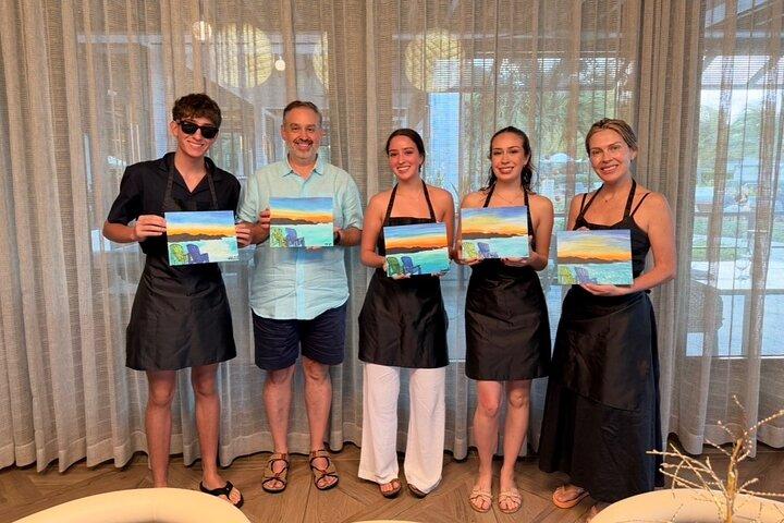 Sip & Paint in Paradise Experience
