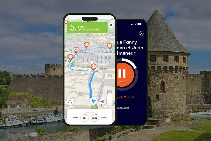 Brest Audio Guided Walking Tour 3h30 and 27 Audio Comments