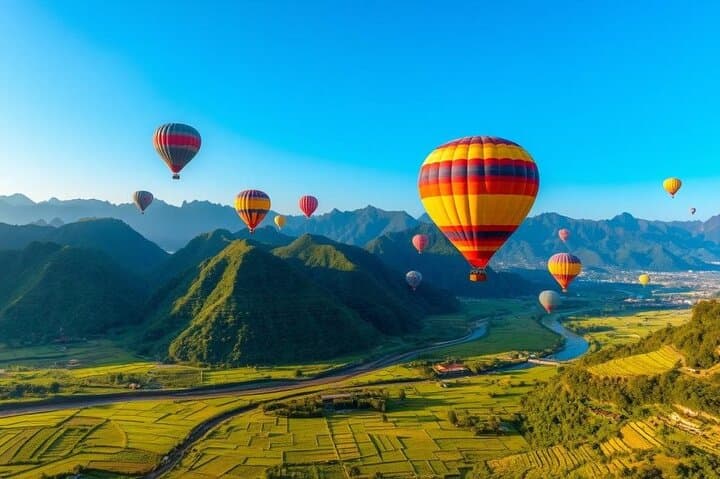 Vang Vieng Scenic Hot Air Balloon Flight