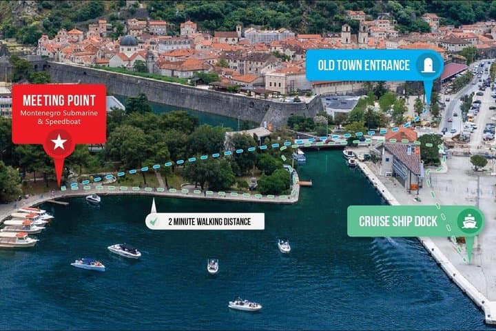 Kotor Shore Excursion: Blue Cave & Lady of the Rocks (3h)