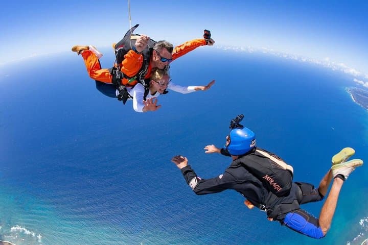 Tandem Skydiving Over the Mediterranean Sea in Side Manavgat