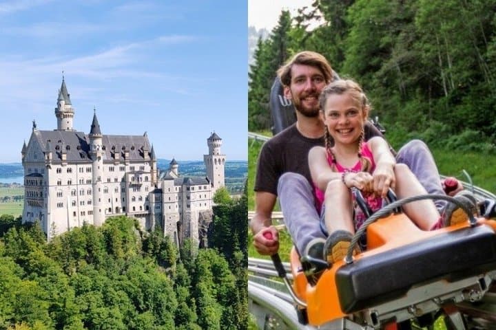 Munich: Neuschwanstein by Bus inc. Oberammergau OR Alpine Coaster