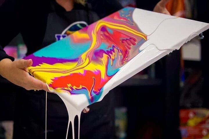 Fluid Art on Canvas