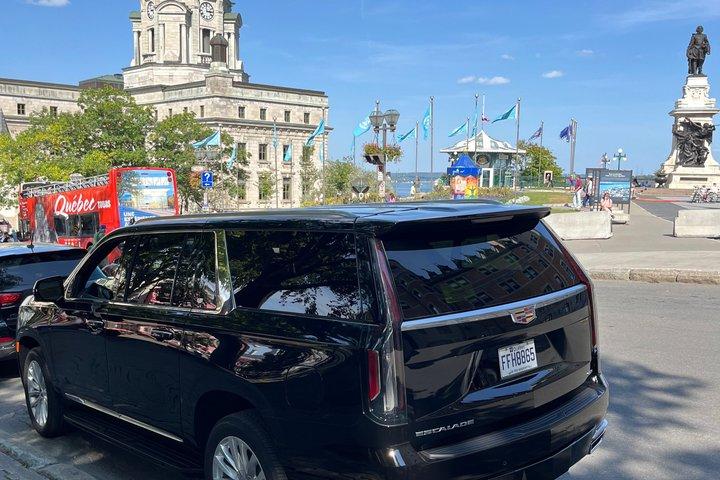 Transfer from Montreal Airport to Quebec City by Luxury SUV
