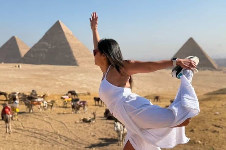 All in one Giza Pyramids, Great Sphinx and Grand Egyptian Museum