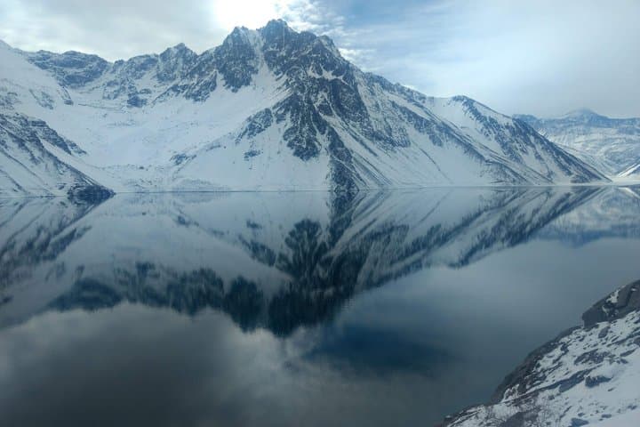 From Santiago Laguna Reservoir and Cajon del Maipo