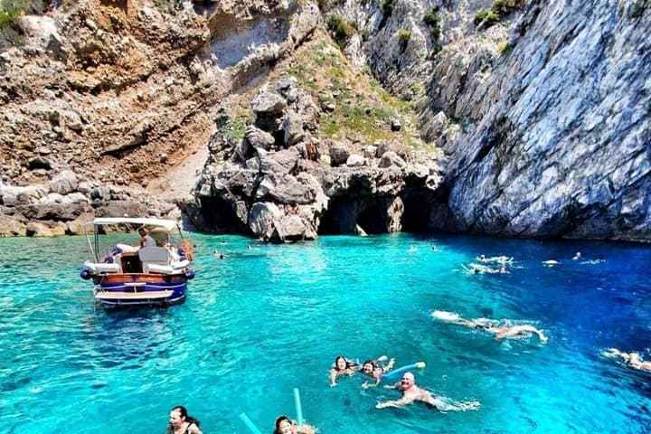 Praiano to Capri Full Day Private Boat Tour