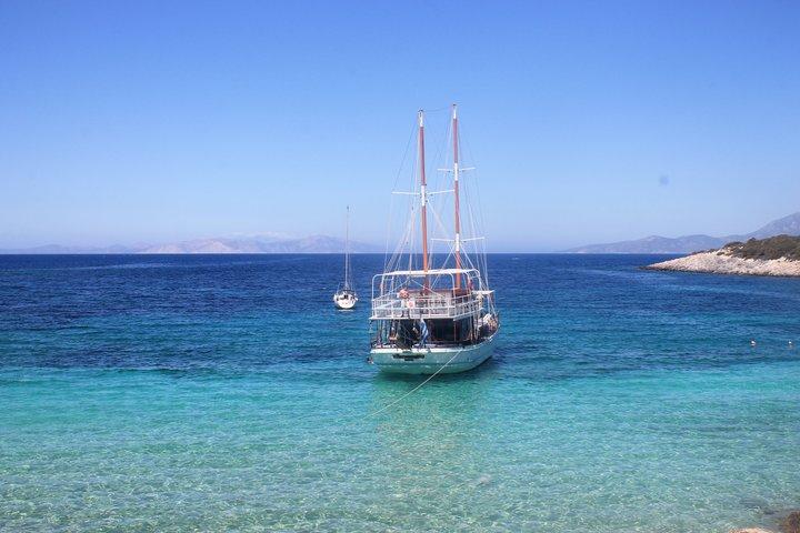 Traditional BBQ Boat Escape East Samos Cruise