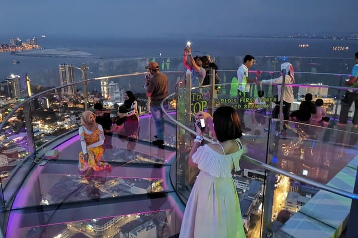 The Top Komtar Penang Observation Deck and Rainbow Skywalk Ticket