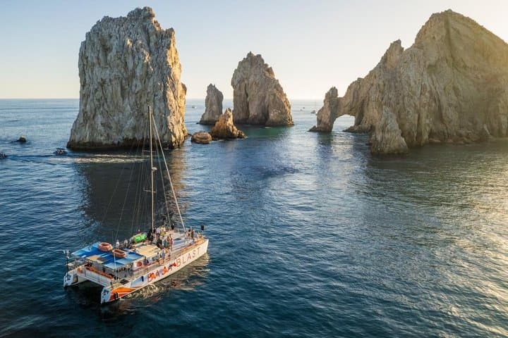 Los Cabos Sunset Cruise: Iconic Views, Group Joy, Food and Drink