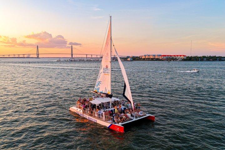 Charleston Iconic Sunset Sail - Lux Catamaran w/Bar & Bathrooms