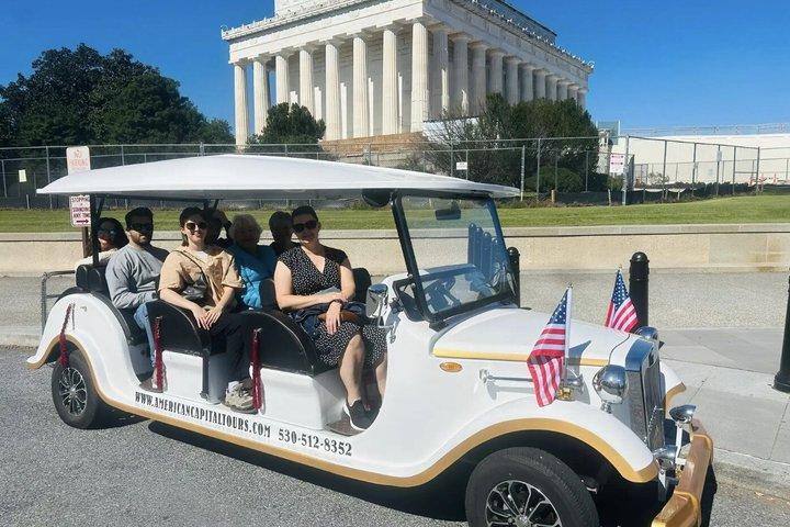 Washington DC Monuments & Memorials Guided Cart Tour