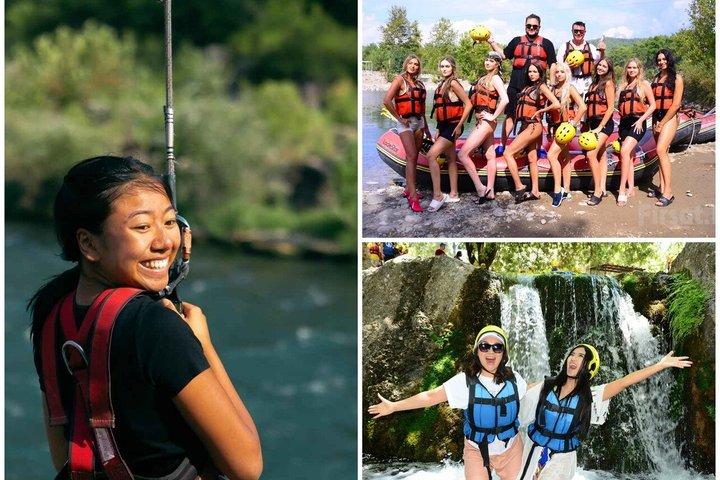Alanya: Rafting & Buggy, Quad Safari & Zipline Adventure