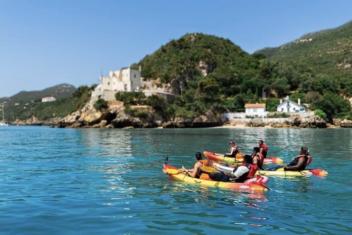 Lisbon : Arrábida Kayak & Wild Beach Snorkeling/Pick-Up Option