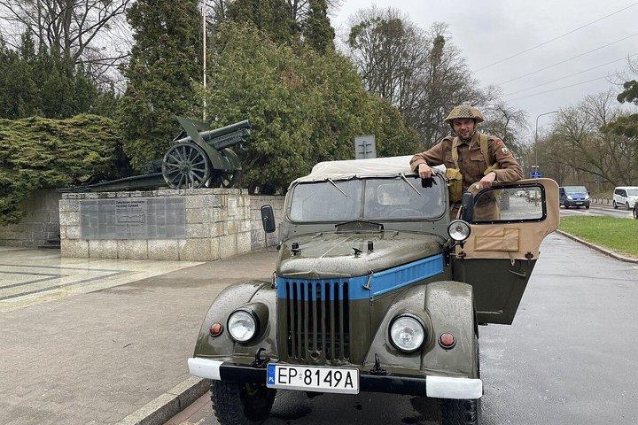 Poznan Private WWII Tour in Gaz 69 Army Car