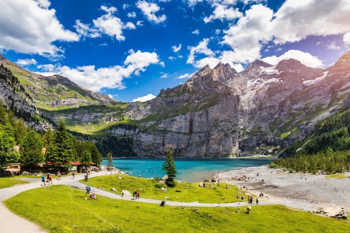 Oeschinen Lake Scenic Hiking Experience from Bern