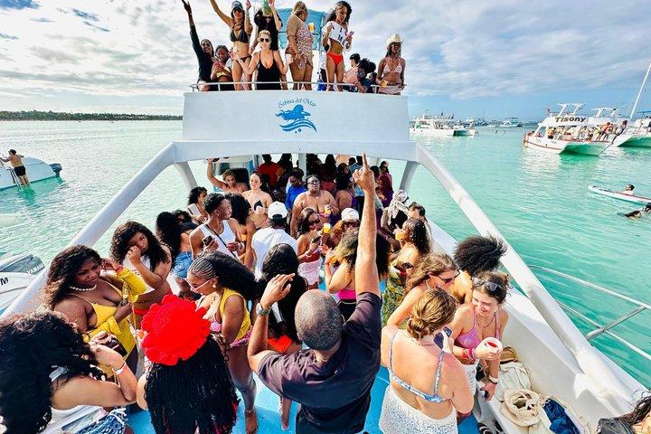 #1 Punta Cana Urban Adults Party Boat vibes with Open Bar and DJ